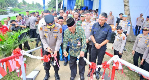 Jembatan Merah Putih Presisi Pangkas Jarak dan Waktu Tempuh Masyarakat